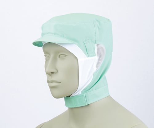 ショート頭巾帽子 グリーン エコ 9-1028 M