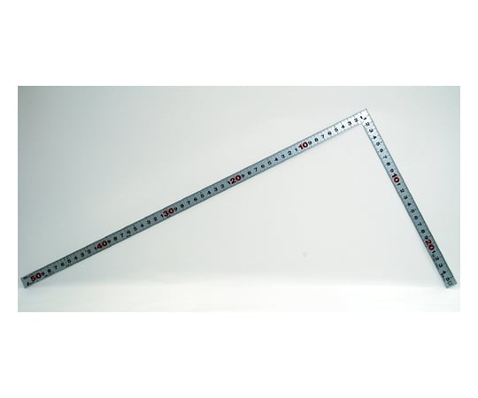 曲尺平ぴた　シルバー　50cm　裏面角目　JIS