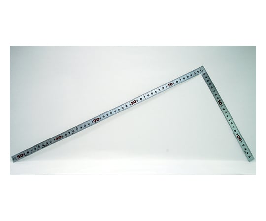 曲尺平ぴた　シルバー　50cm/1尺6寸　併用目盛