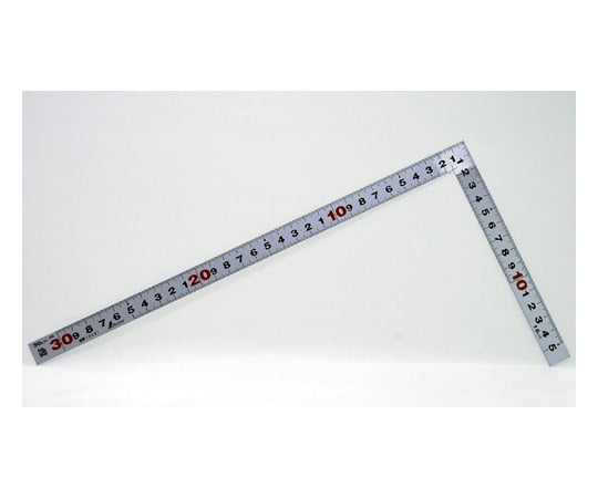 曲尺平ぴた　シルバー　30cm/1尺　併用目盛