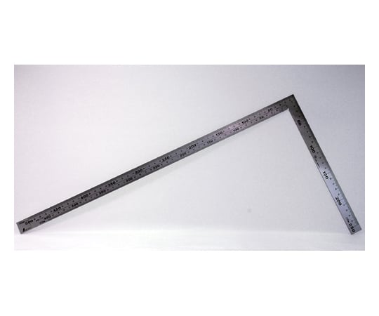 曲尺厚手広巾　ステン　50cm　表裏同目　6段目盛　JIS