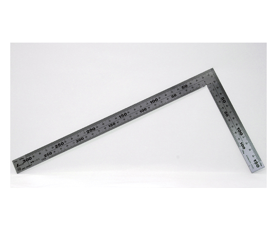 曲尺厚手広巾　ステン　30cm　表裏同目　8段目盛　JIS