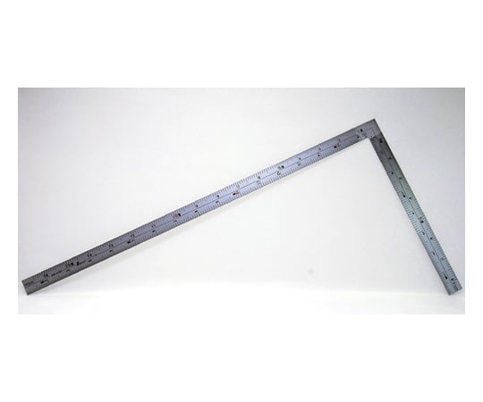 曲尺広ピタ　シルバー　1尺6寸　表裏同目　内目盛端面基点目盛