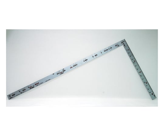 曲尺ツーバイフォー　シルバー　2×4/50cm　併用目盛　19mm巾