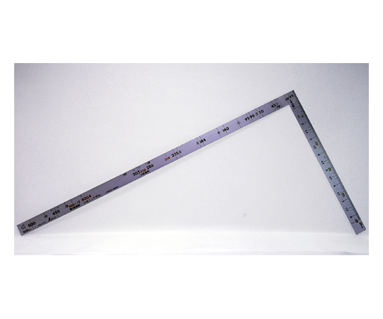 曲尺ツーバイフォー　シルバー　2×4/1尺5寸　併用目盛19mm巾