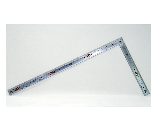 曲尺巻金　シルバー　30cm裏面角目　JIS