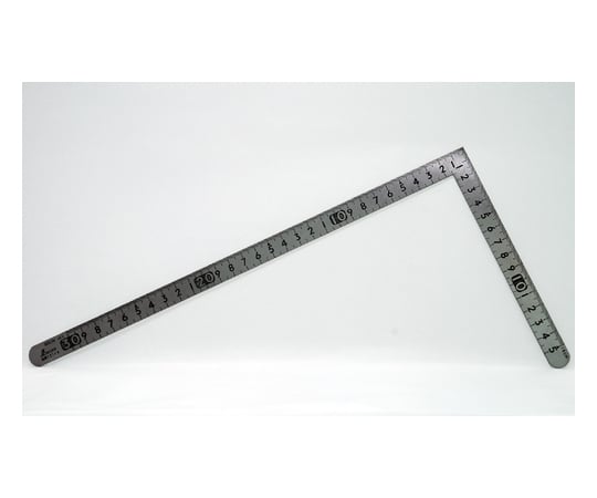 曲尺小型　平　ステン　30×15cm　裏面角目