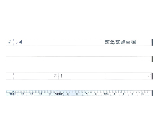 シンワ測定 尺杖12尺 併用目盛 65132 (61-6163-82)-