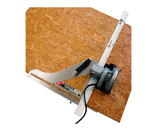 丸ノコガイド定規　エルアングル1m　併用目盛　横目盛付