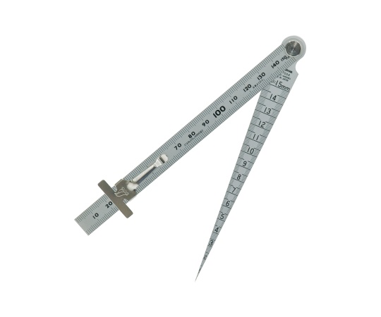 テーパーゲージ1～15mm　直尺付