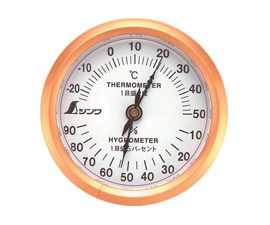 温湿度計　U-3　丸型　6.5cm