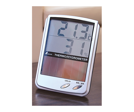 デジタル温湿度計　B　最高・最低ソーラーパネル