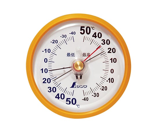 温度計　D-9　最高・最低　丸型10cm
