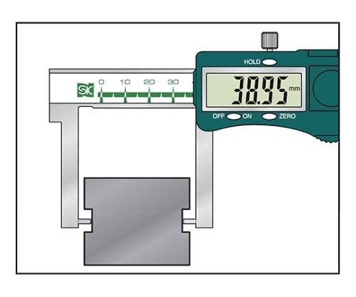 取扱を終了した商品です］デジタルネックノギス ポイント型 D-150NP 61