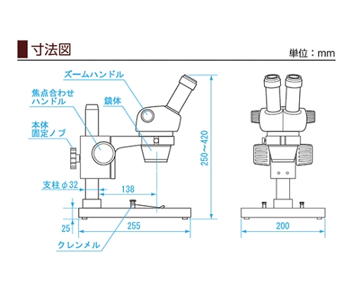 実体顕微鏡　ズーム式　XZ-45N