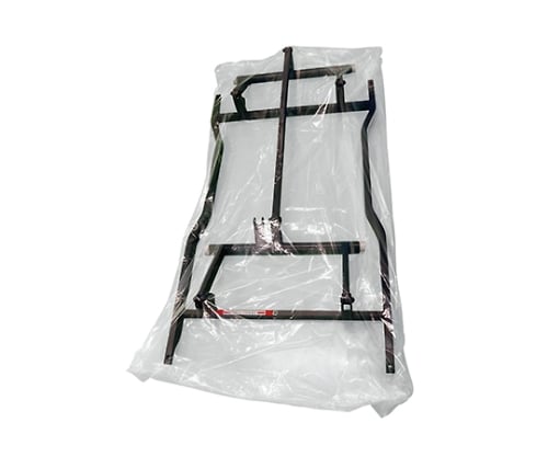 61-6427-22 ベース用袋(リクライニング車椅子用) 透明 80枚/箱 KG-BS-120180