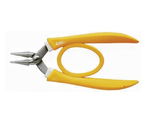 ナイロンカバー付ラバーグリップヤットコ 両丸 No.253-N