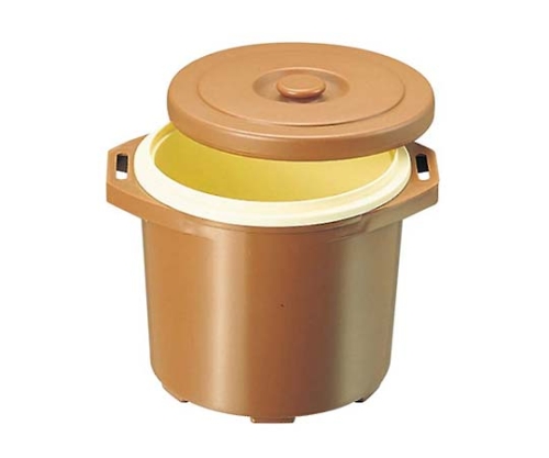 プラスチック 保温食缶 ごはん用 DF-R2 小 D/B 0822100
