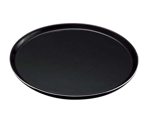 陶磁器 丸ケーキプレート（黒+プラチナライン） 6100290