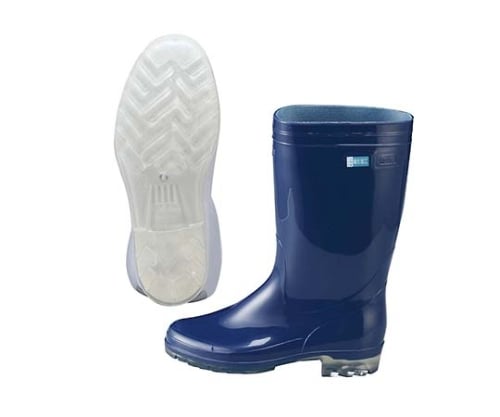 アキレス 長靴 ワークマスターOSM620（透明底）ブルー 25.5cm 8585100