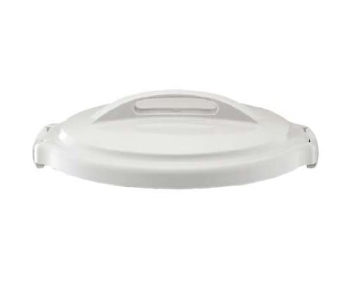 61-6742-61 ベルク 丸型ポリペール グレー 60N 蓋 PP製 4677110