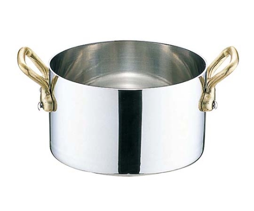 UK 18-8 プチパン両手半寸胴鍋(蓋無)8cm　2076800