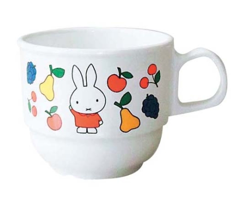 メラミン 子供食器 ミッフィーフルーツシリーズ マグカップ M-1335FR　5451930