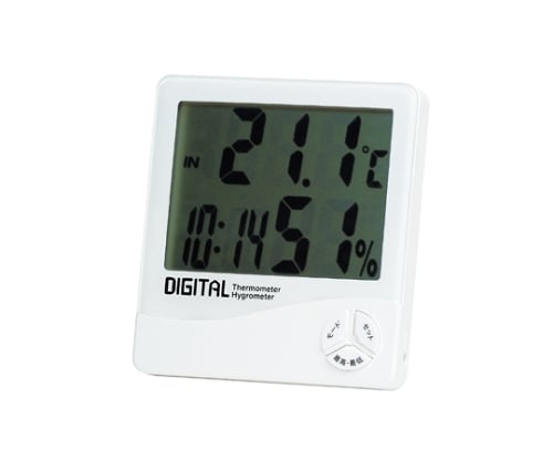 61-6864-95 デジタル温湿度計 温度-10～50℃湿度20～90%RH TD-8140