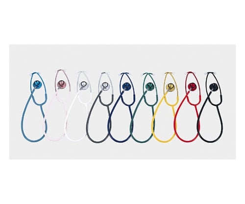 ダブル聴診器 No.120 内バネ式 レッド