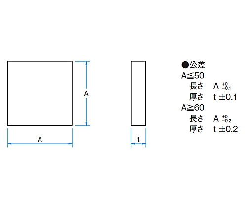 平行平面基板 25mm 厚さ5mm 面精度4λ
