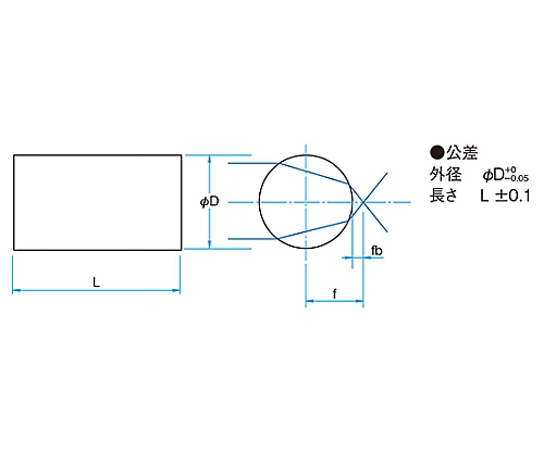 61-6948-57 ロッドレンズ 6mm 焦点距離3.7mm RODB-05L06 【AXEL】 アズワン