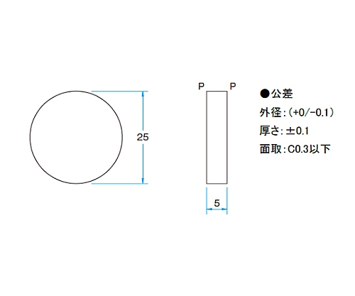 61-6949-23 ノッチフィルター カット波長355nm NF-25C05-27-355