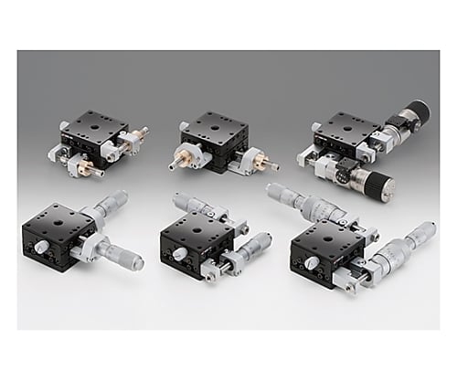 61-6966-89 XY軸スチールステージ サイズ40×40mm TSD-402CFP 【AXEL