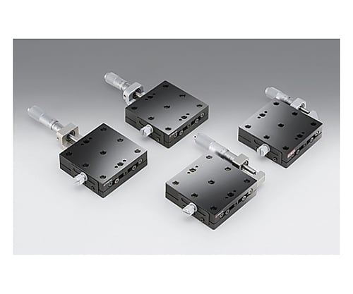 X軸スチールステージ-M6-　移動量/1回転粗動：0.25mm　微動：0.005mm