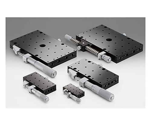 X軸ロングスチールステージ　サイズ40×80mm　移動量±12.5mm