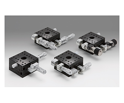 XY軸アルミクロスローラステージ　移動量/1回転粗動：0.5mm　微動：0.025mm　