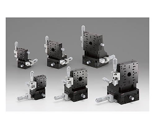 XYZ軸アルミクロスローラステージ（垂直）　サイズ65×65mm