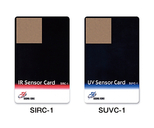 カード式IR・UVセンサー 発光色赤