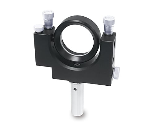 ジンバル式上操作ミラーホルダー　適応素子サイズφ25.4mm　適応素子厚さ2～6mm