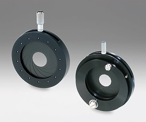 虹彩絞り　開口径MAXφ30mm　開口径MINφ1mm