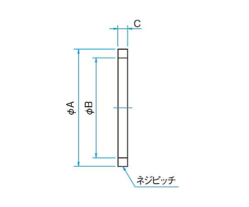 ネジリング 外径φA：φ30.85mm 内径φB：φ27mm 1セット（5個入）