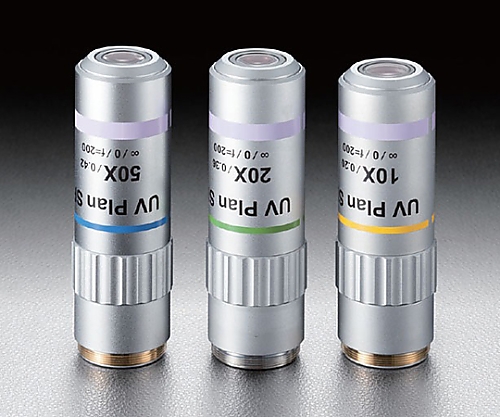 3波長対物レンズ(NPAL-10-UV-YSTF) 倍率10倍　PFL-10-UV/NUV-AG