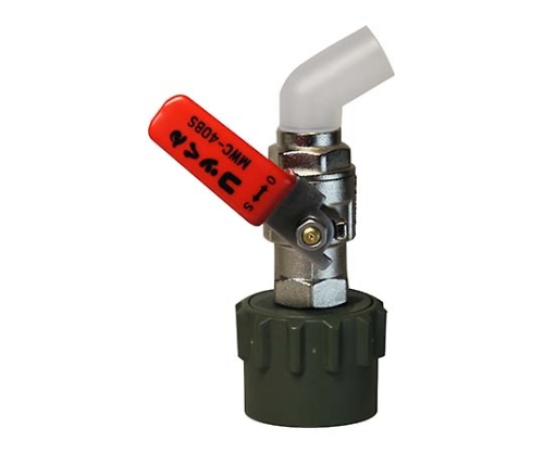 ワンタッチ給油栓コッくんBタイプφ40赤バイトン仕様 MWC-40BSR-VITON