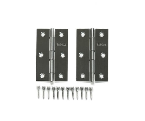 ハイロジック61-7021-02Ｐ－６１５ステンレス蝶番６４ｍｍ【1セット(2個入)】(as1-61-7021-02)