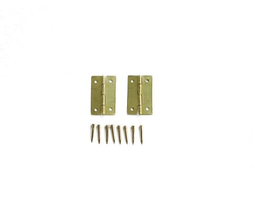 ハイロジック61-7021-24Ｐ－６４９真鍮細蝶番２２ｍｍ【1セット(2個入)】(as1-61-7021-24)