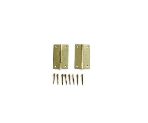 ハイロジック61-7021-25Ｐ－６５０真鍮細蝶番２４ｍｍ【1セット(2個入)】(as1-61-7021-25)