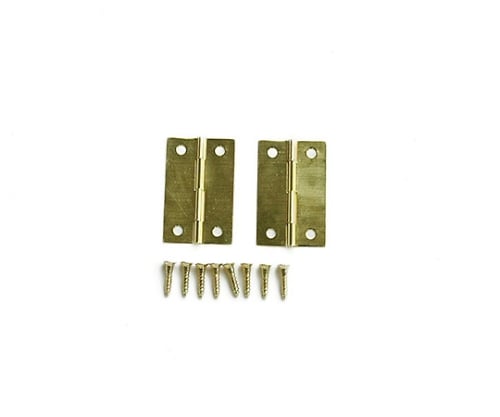 ハイロジック61-7021-27Ｐ－６５２真鍮蝶番３２ｍｍ【1セット(2個入)】(as1-61-7021-27)