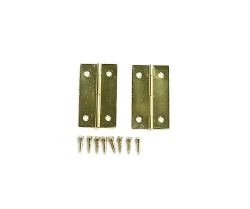 ハイロジック61-7021-28Ｐ－６５３真鍮蝶番３８ｍｍ【1セット(2個入)】(as1-61-7021-28)