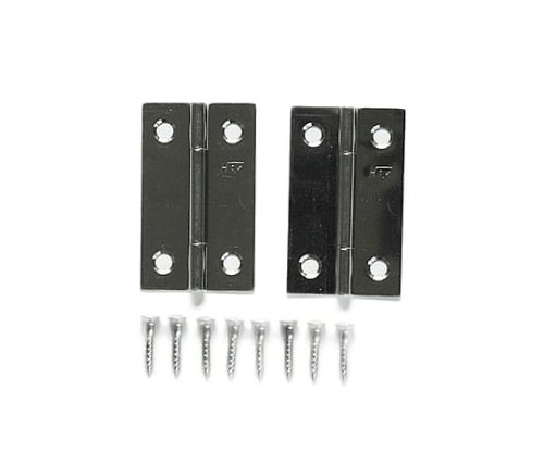 ハイロジック61-7025-32７２６２２ステンレス蝶番３２ｍｍ【1セット(2個入)】(as1-61-7025-32)