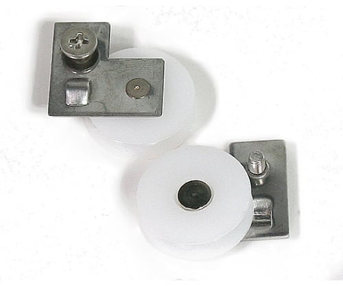 網戸用取替戸車 中芯タイプベース付 1セット（2個入）